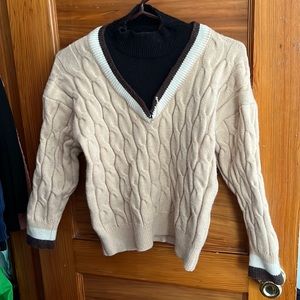 Sweater with turtleneck